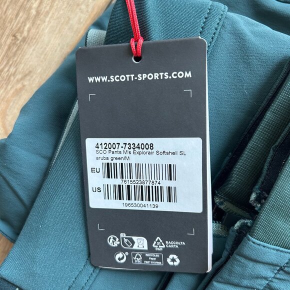 SCOTT Explorair Softshell SL Men's Pants size M - Picture 4 of 9